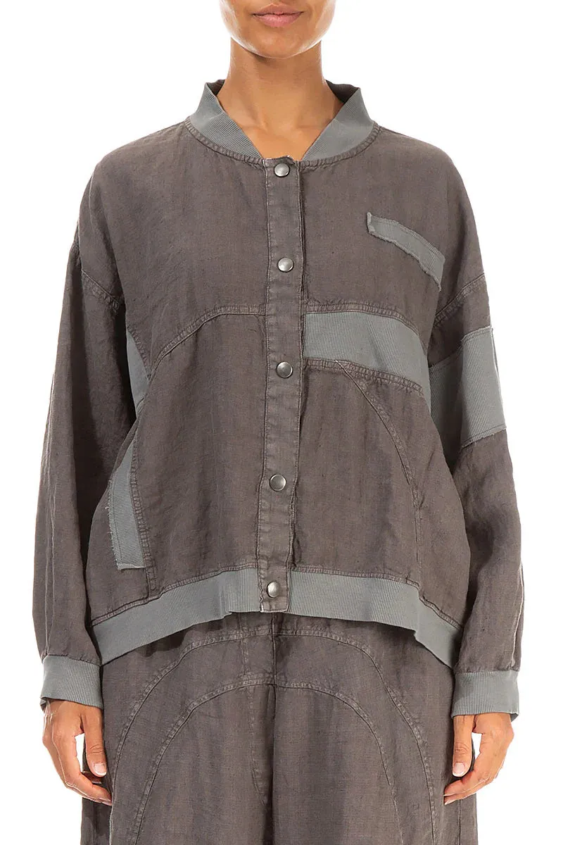 Linen Bomber Jacket