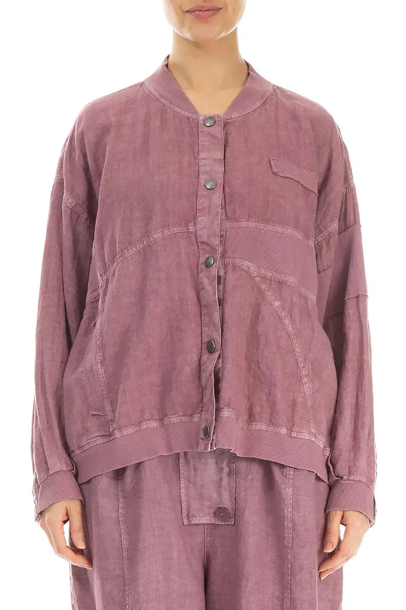 Linen Bomber Jacket