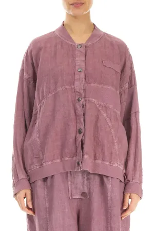 Linen Bomber Jacket