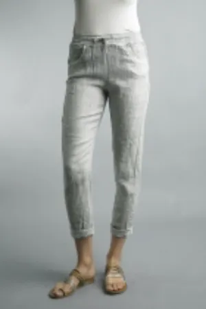 Linen Drawstring Pants