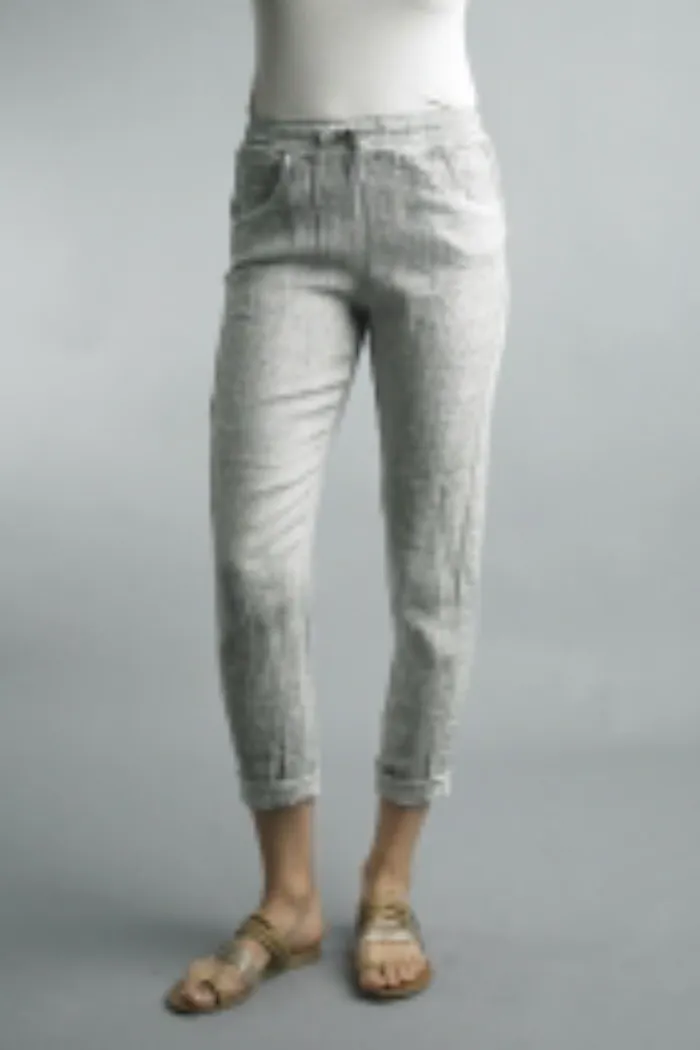 Linen Drawstring Pants