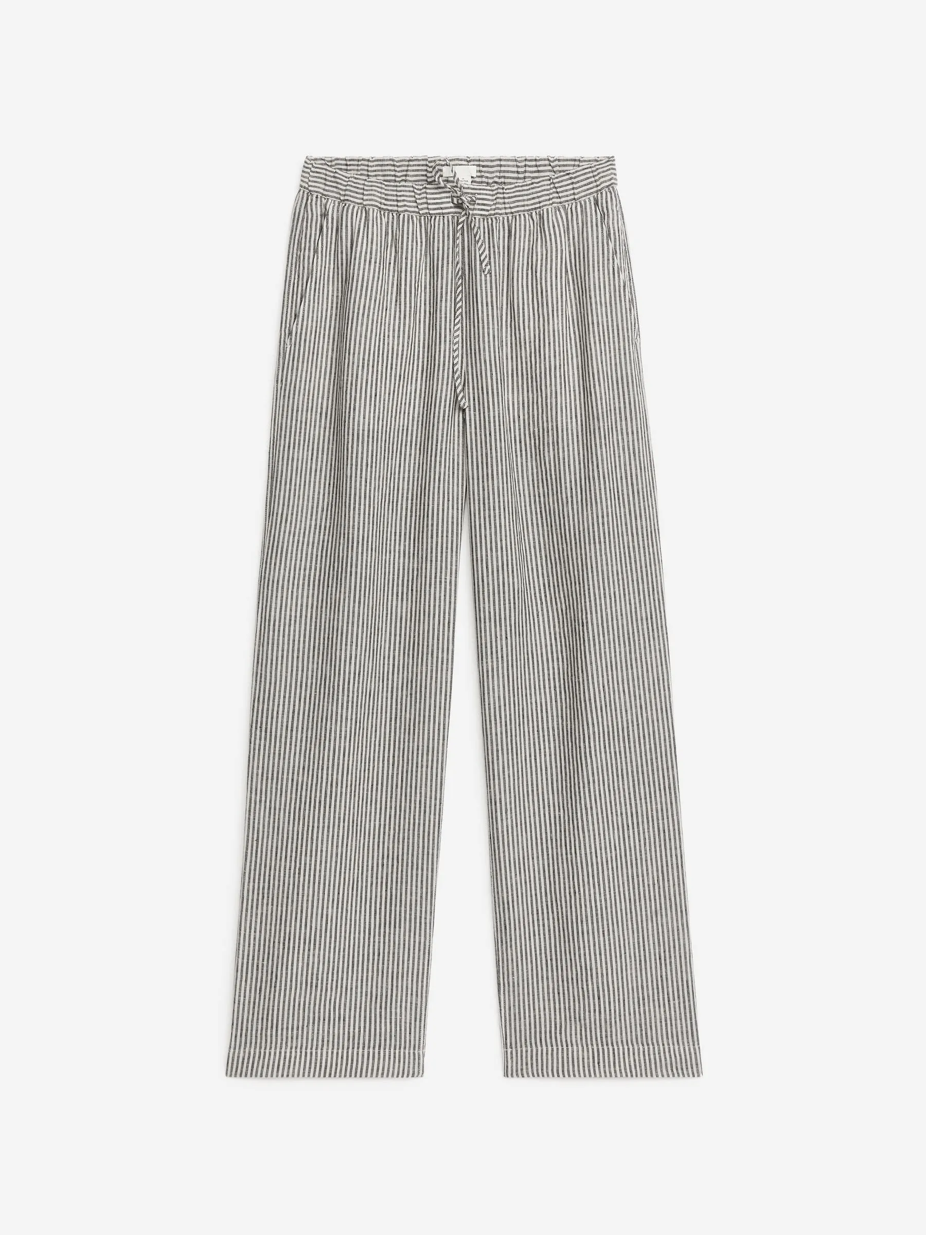 Linen Drawstring Trousers