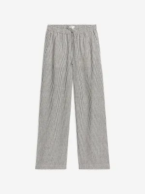 Linen Drawstring Trousers
