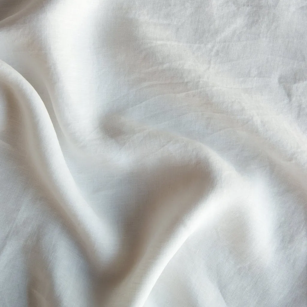 Linen Duvet Cover - Winter White - Queen