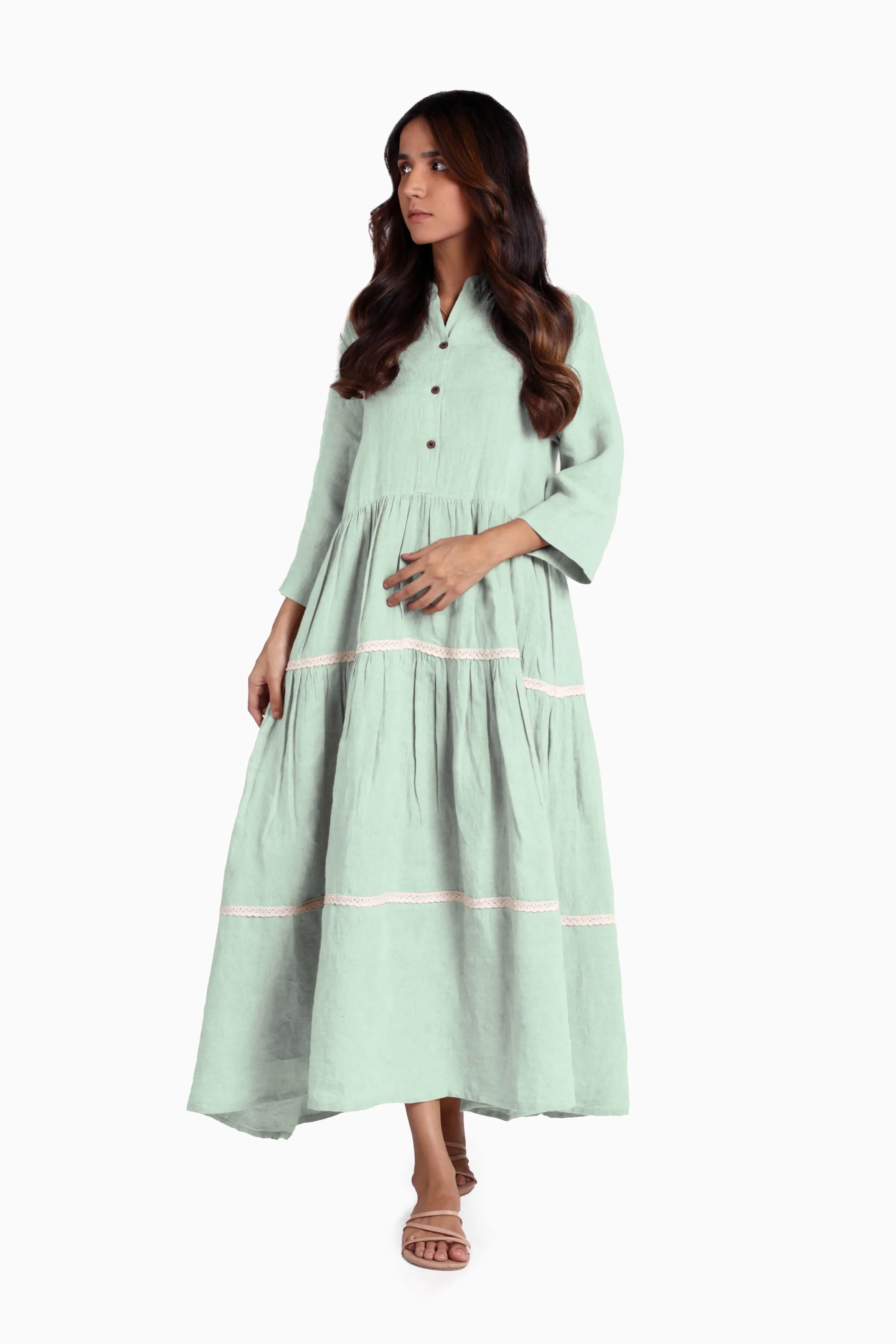 Linen Eve Maxi Dress-Muted Mocha
