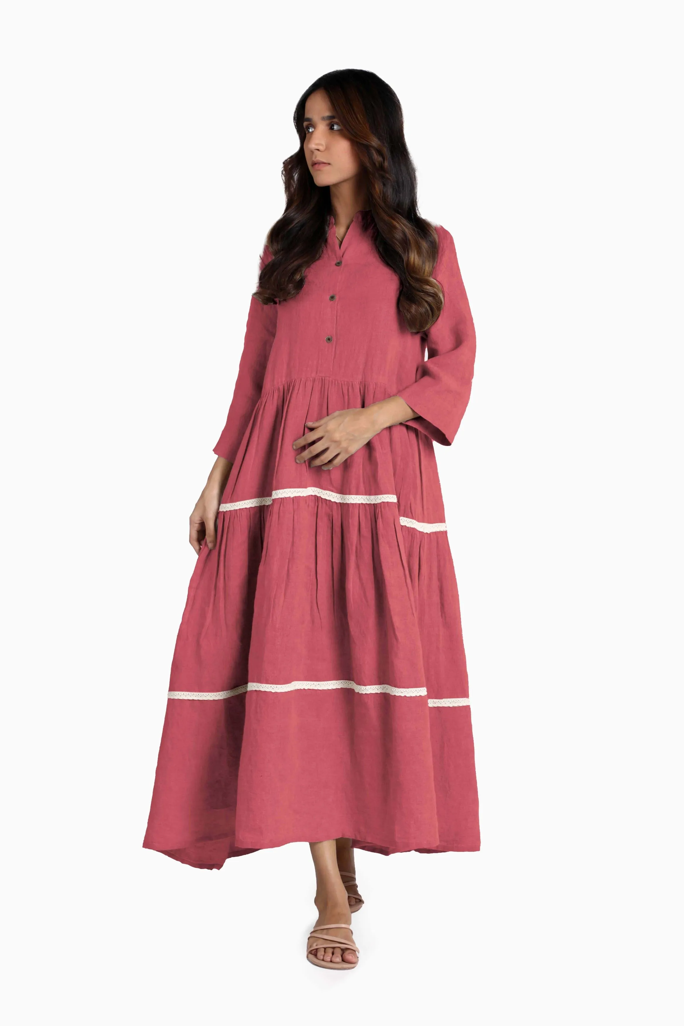 Linen Eve Maxi Dress-Muted Mocha
