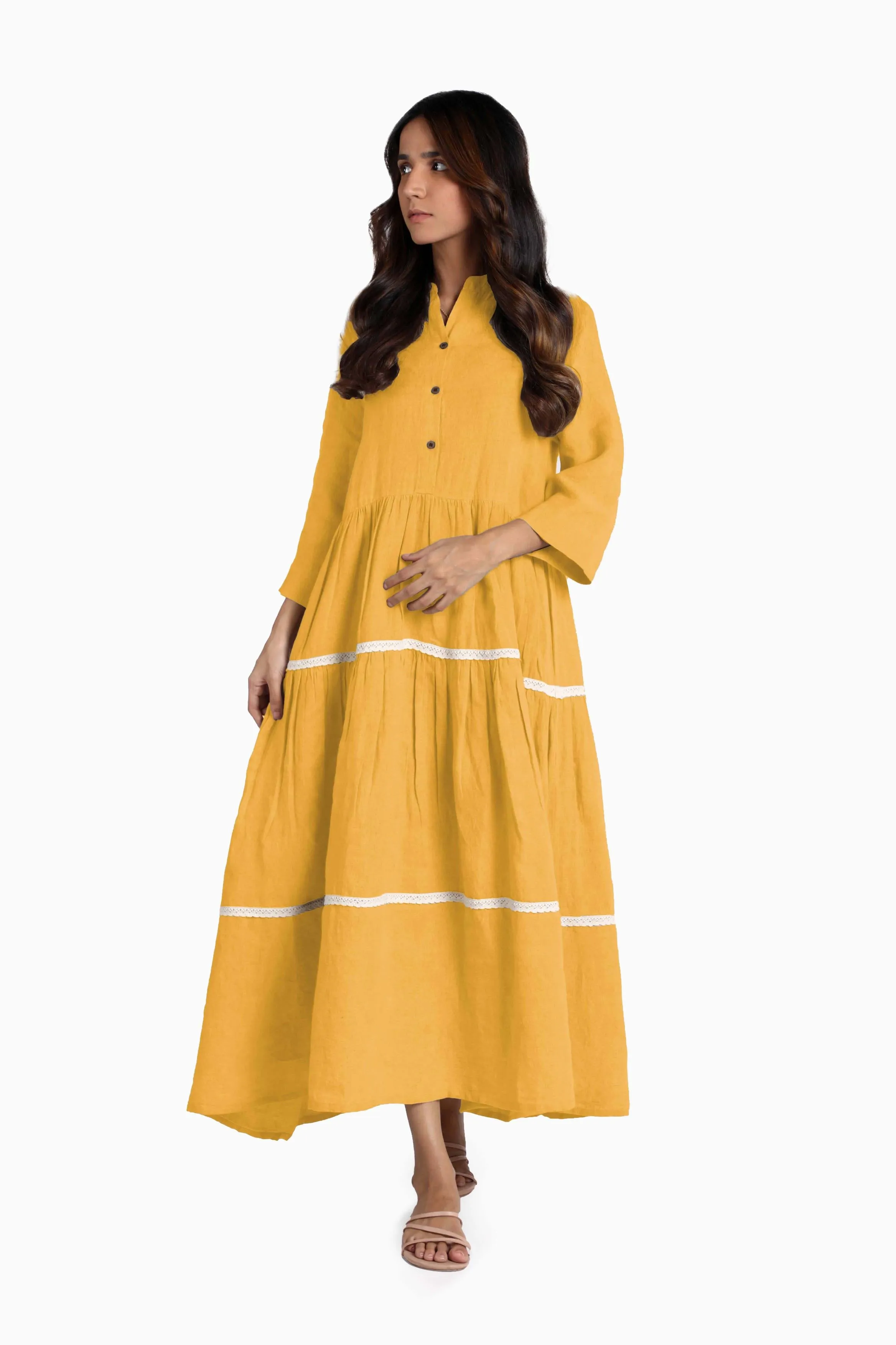 Linen Eve Maxi Dress-Muted Mocha