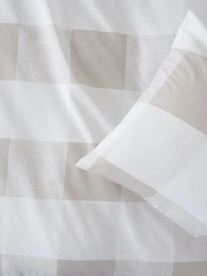 Linen House Alec Mushroom Duvet Cover Set