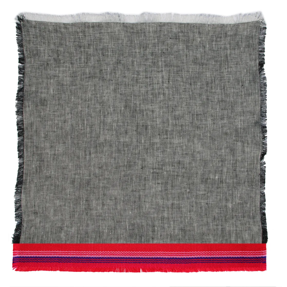 Linen Napkin with Handwoven Hem