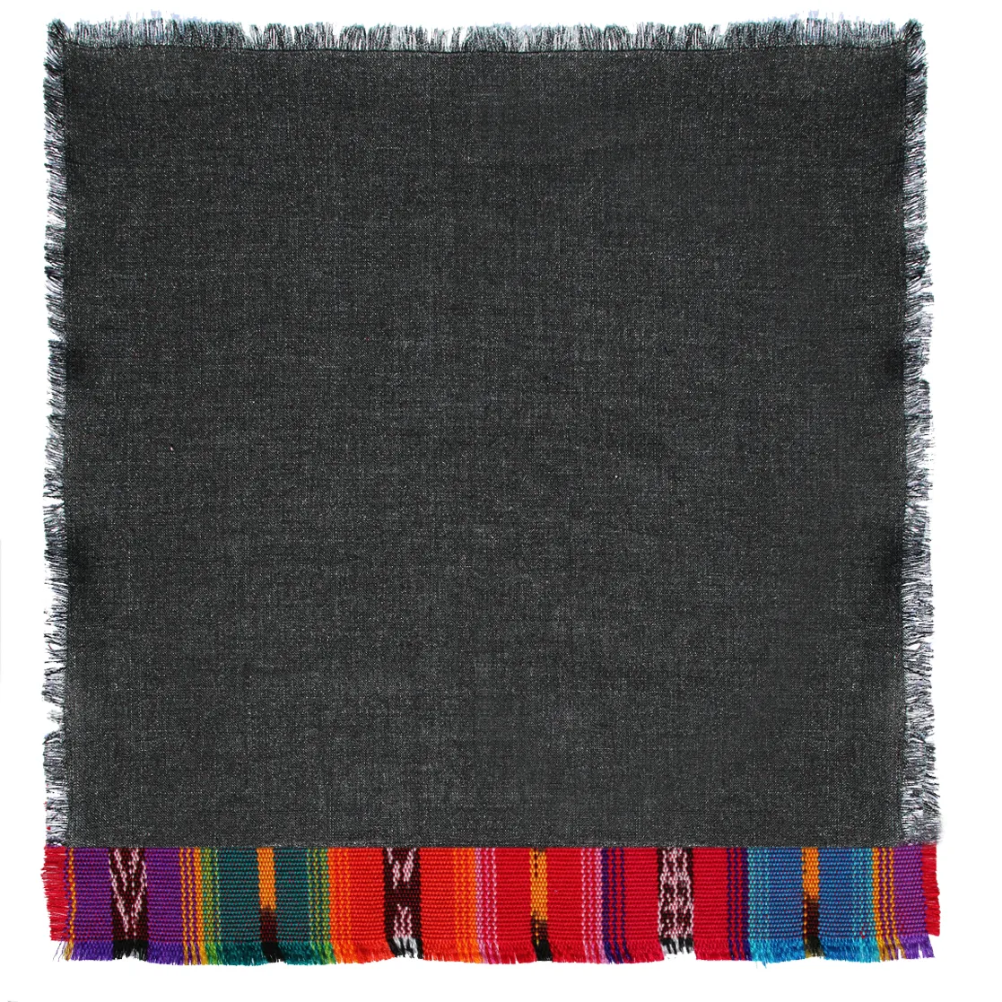 Linen Napkin with Handwoven Hem