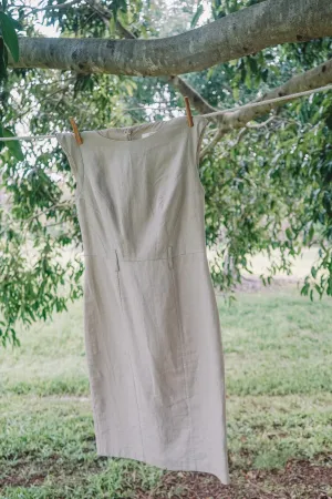 LINEN SHIFT DRESS