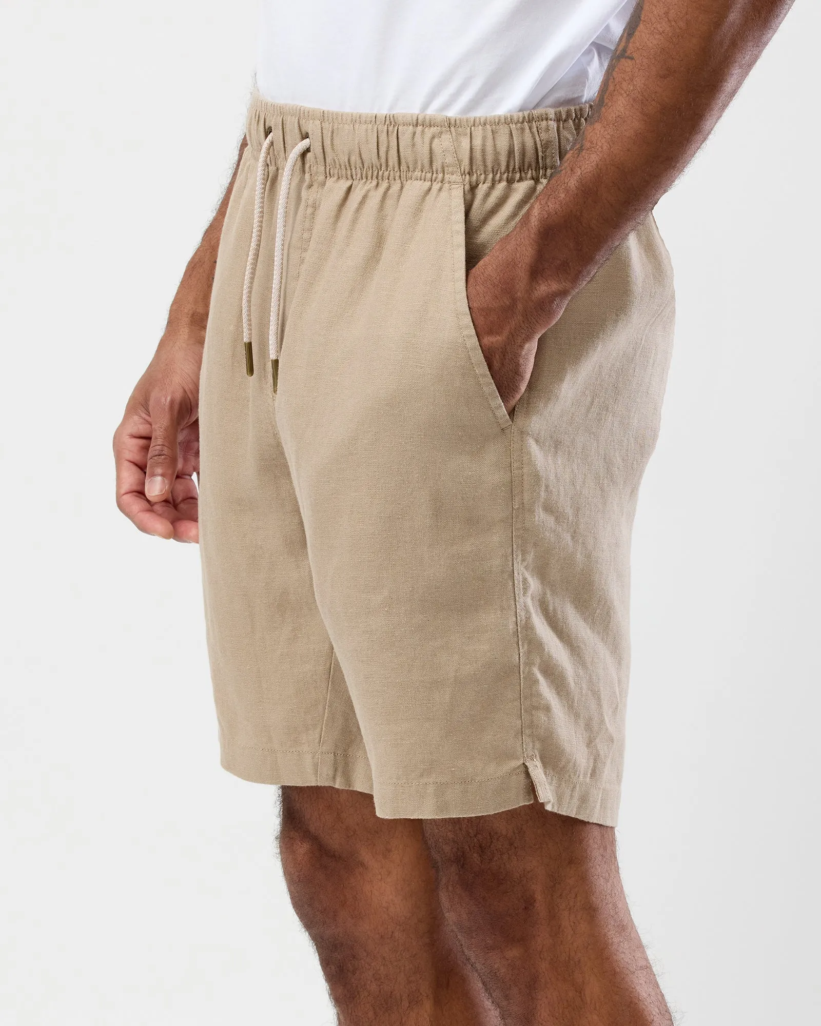 LINEN SHORTS