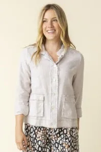 Linen Solid Summer Breeze Jacket