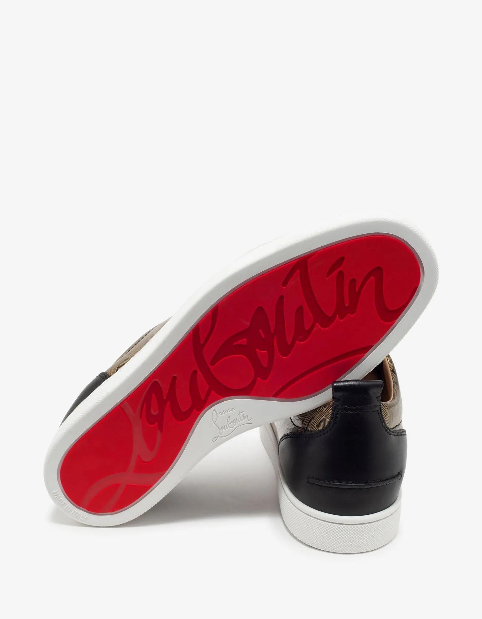 Louis Junior Black & Gold Patent Leather Trainers -