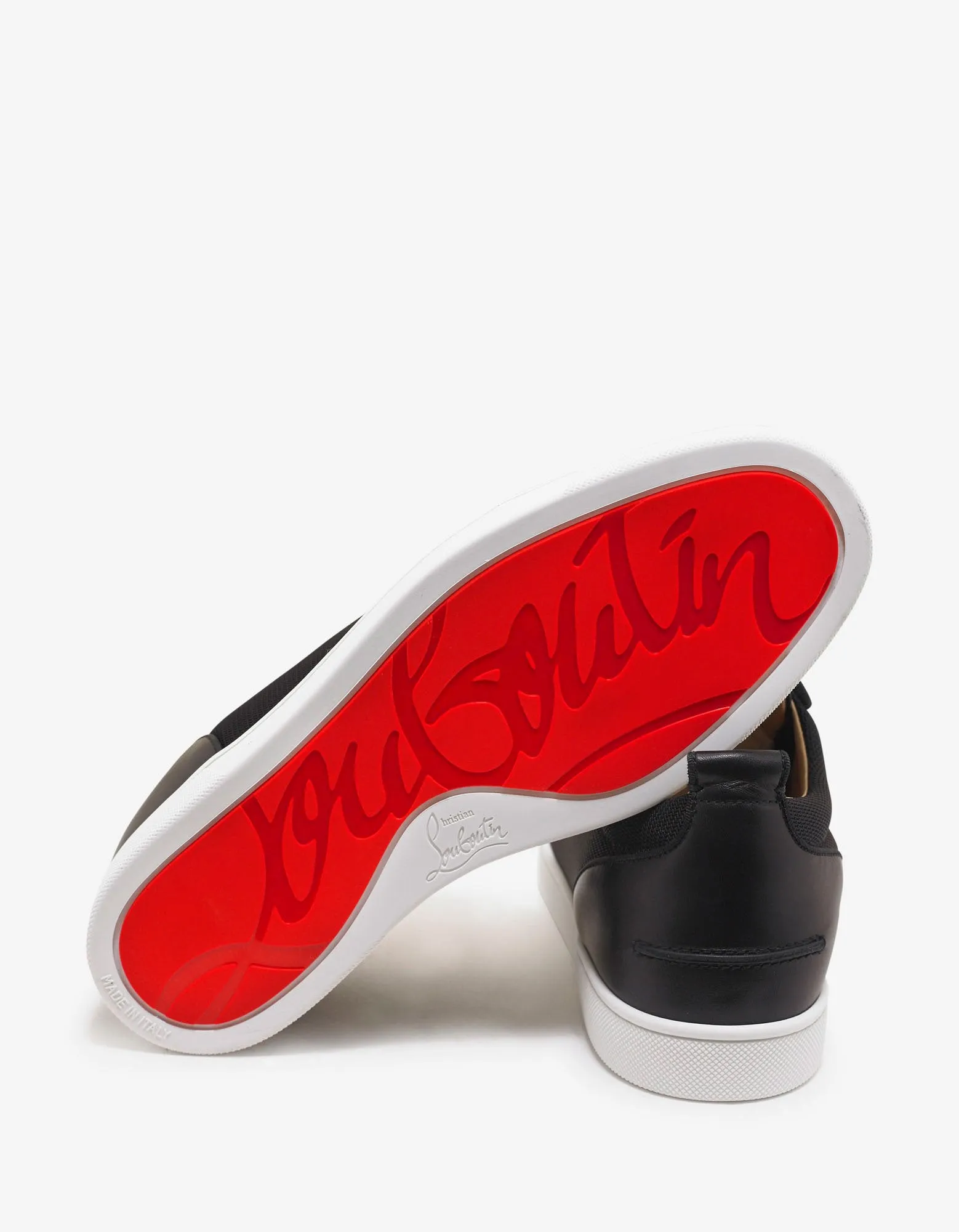 Louis Junior Orlato Flat Leather & Mesh Trainers
