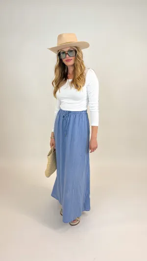 Lovely Linen Maxi Skirt