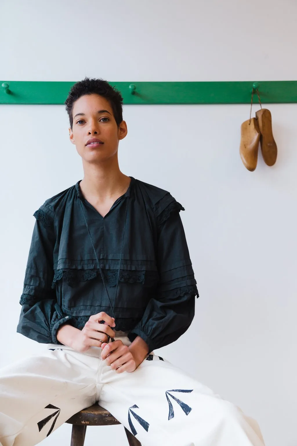 Luella Top, Charcoal