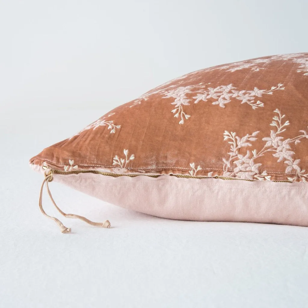 Lynette 24x24 Pillow - Rouge