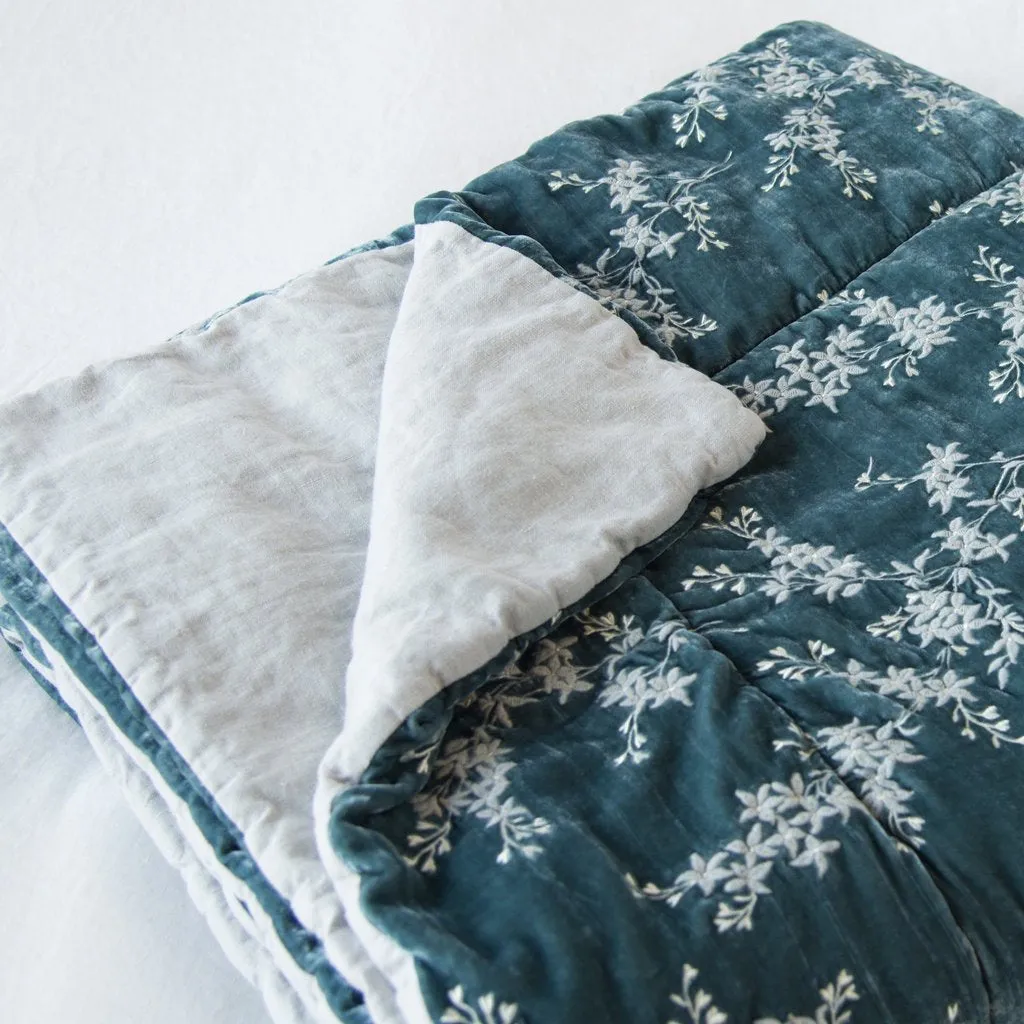Lynette Bed End Blanket - Mineral