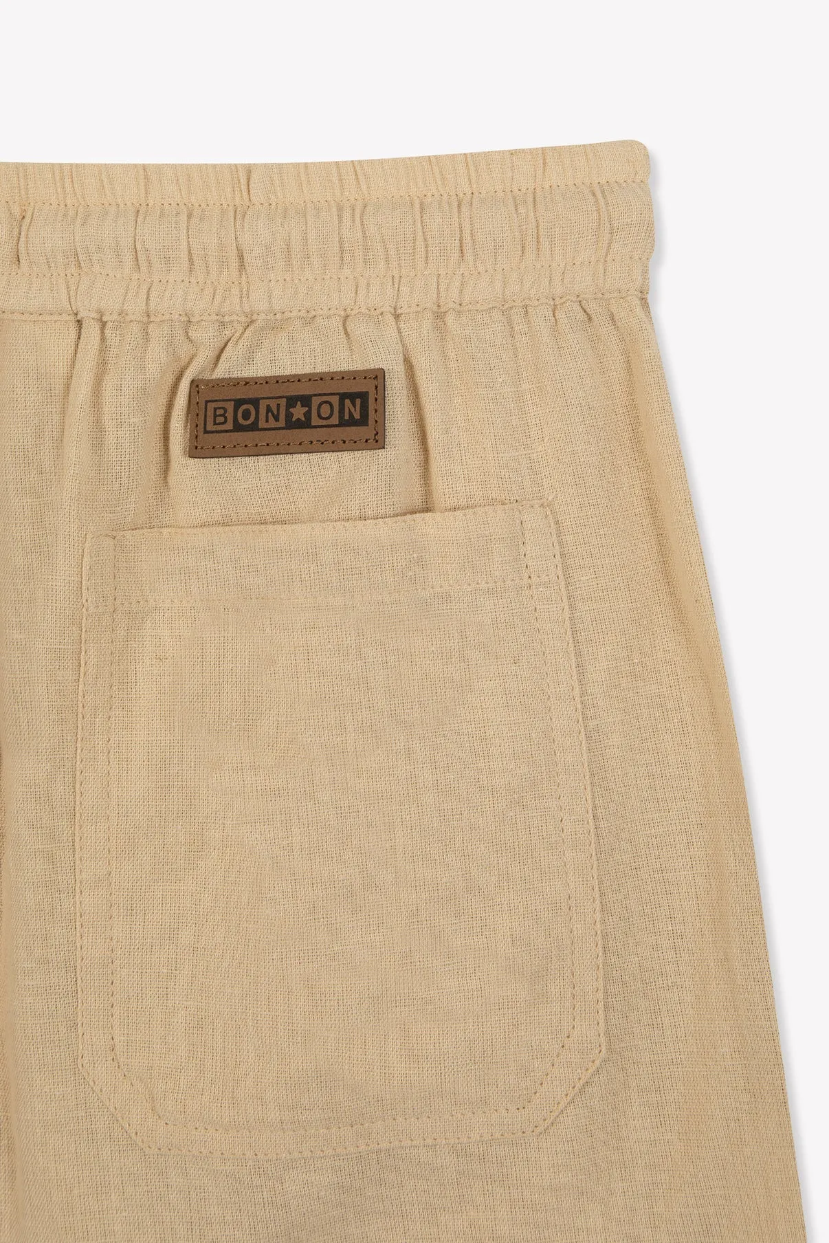 Lyon Beige Linen Short