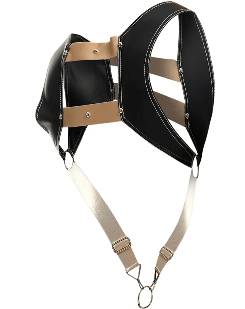Malebasics Dmbl08 Dngeon Croptop Cockring Harness Army