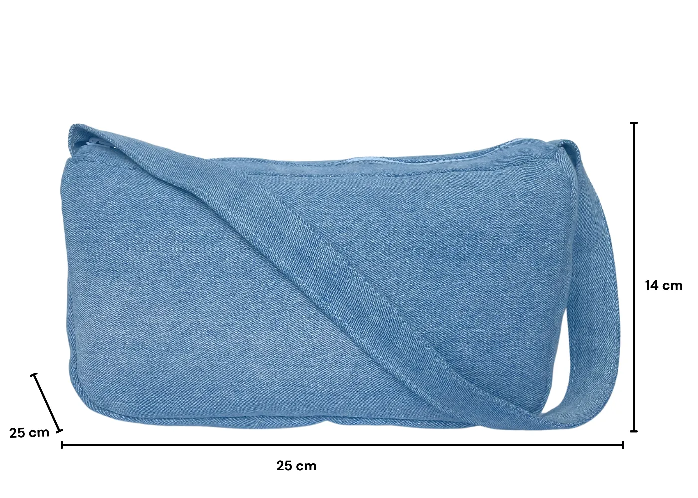 Maong Lona Classic Denim Shoulder Bag