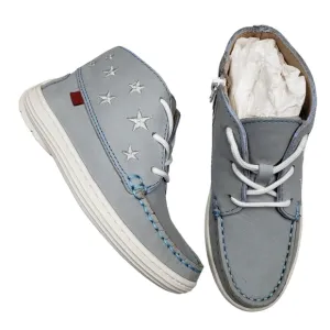 Marc Joseph | NIB Houston Bootie Light Grey Nobuck Leather Lace Up Boot Boy 10.5