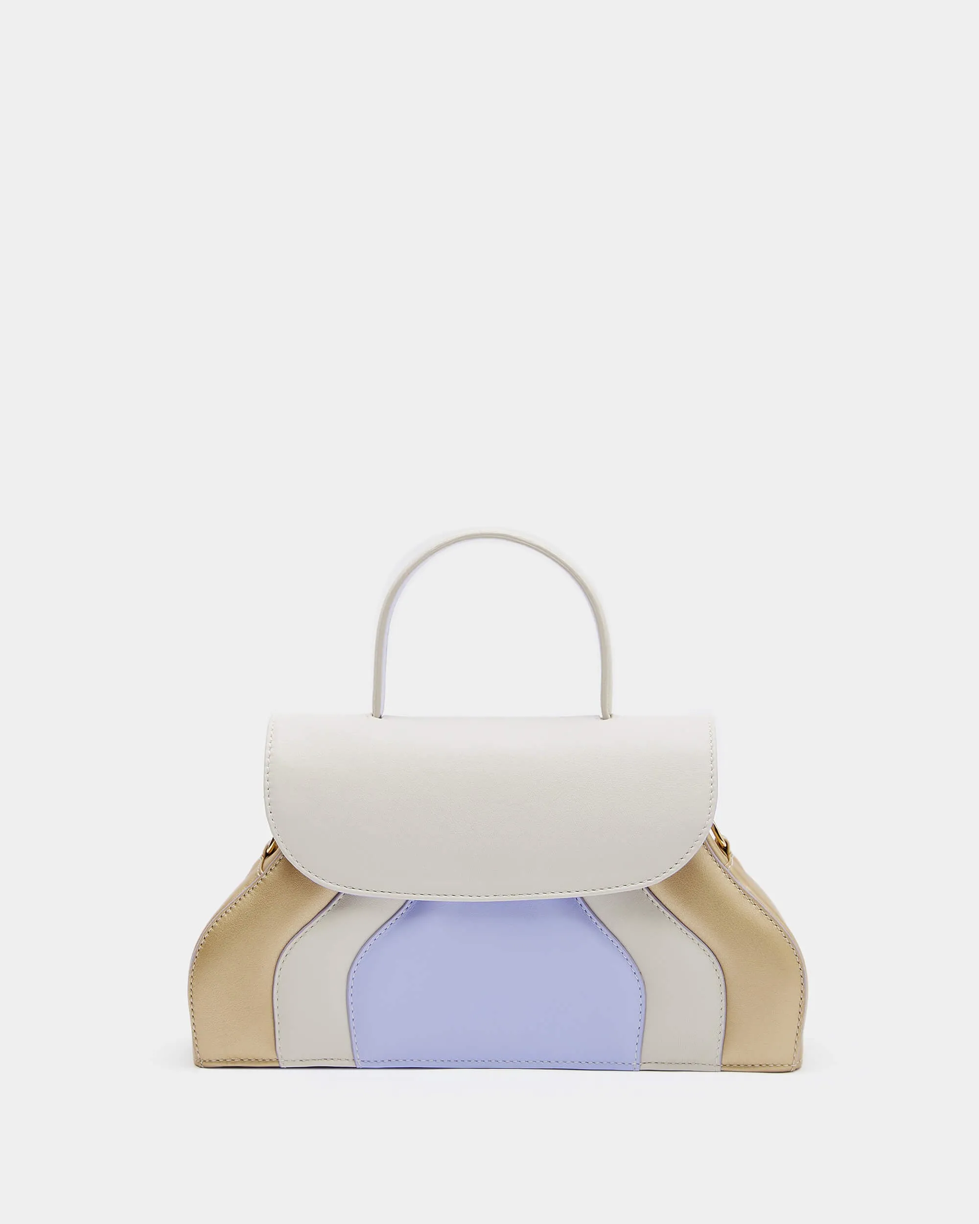 Marieta Padded White / Purple / Gold