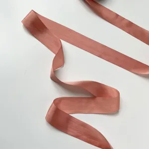 May Arts Silk Ribbon - Muted Clay 1.25"