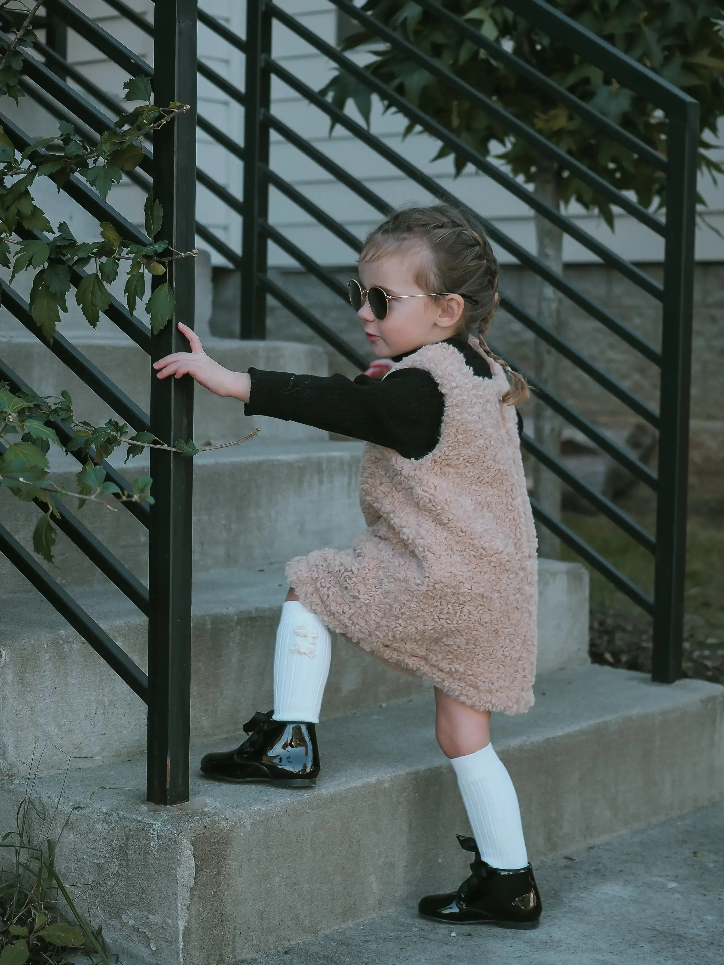 Maya - Black Patent Leather Boots