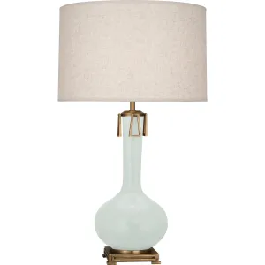 MCL92 Matte Celadon Athena Table Lamp
