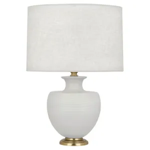 MDV21 Matte Dove Michael Berman Atlas Table Lamp
