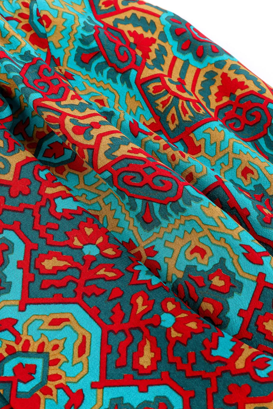 Medallion Silk Blouse