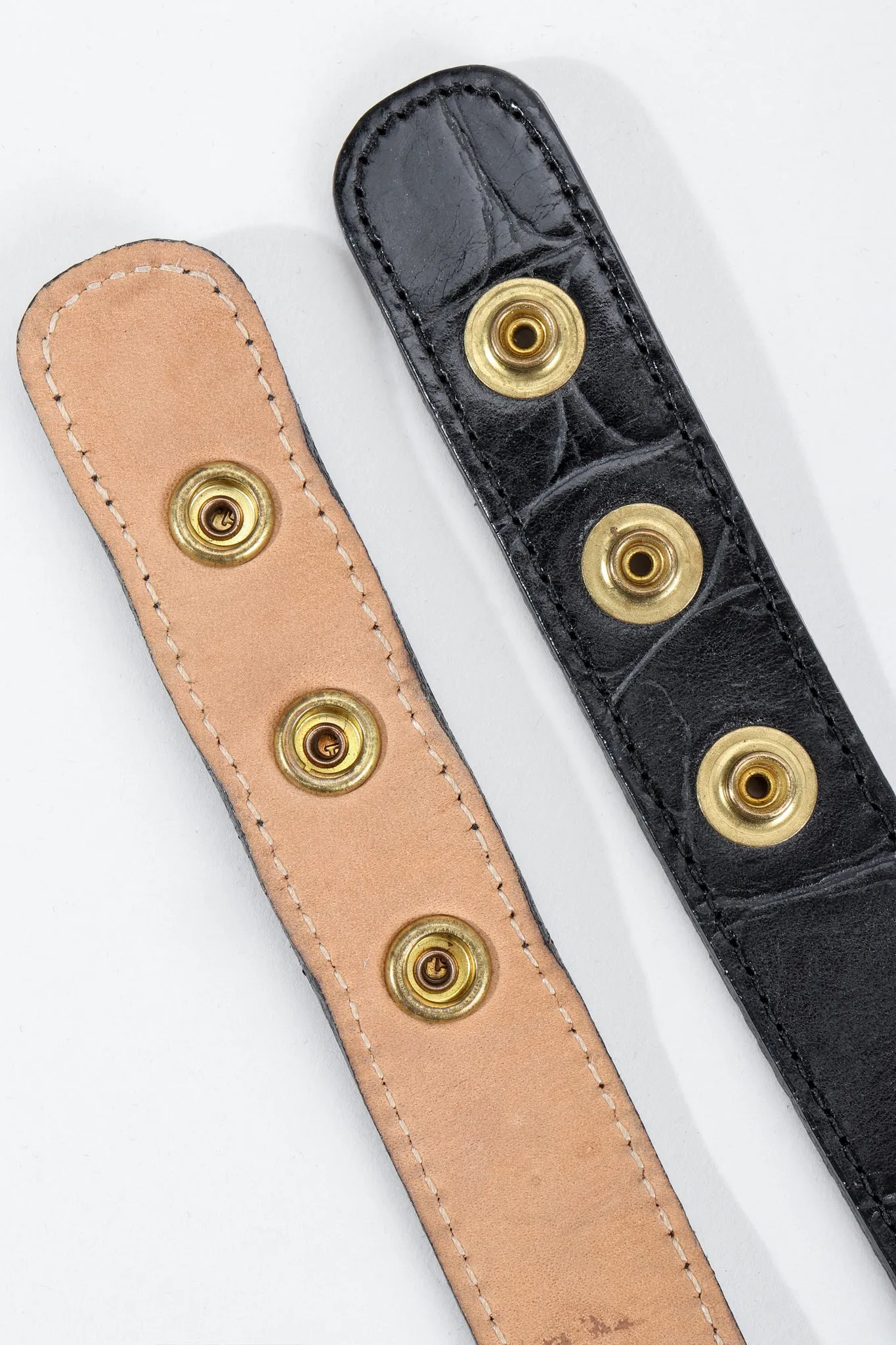 Medusa Leather Chain Belt