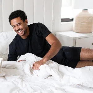 Men's Bamboo Woven Sleep Shorts