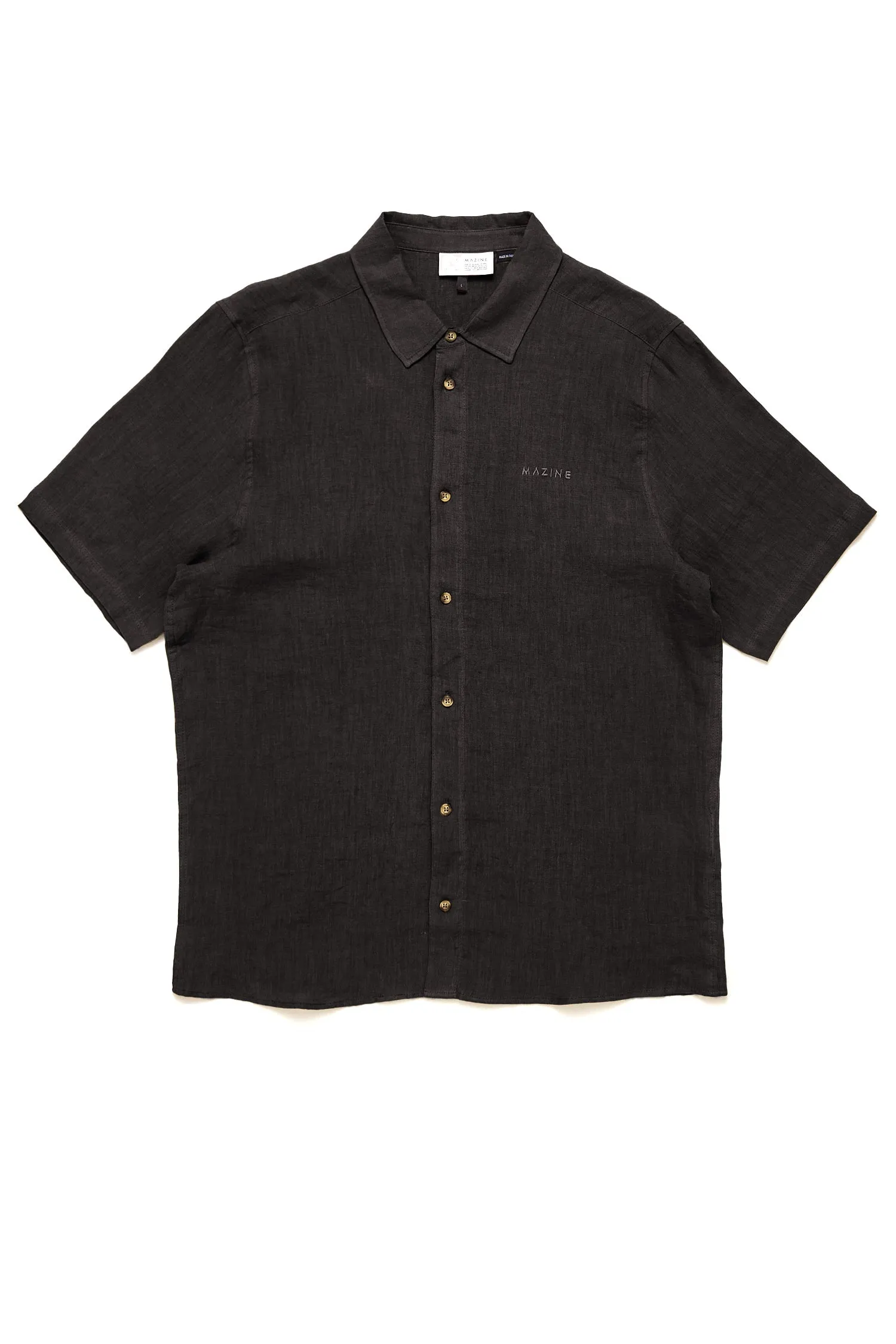Men's Short Sleeve Linen Shirt