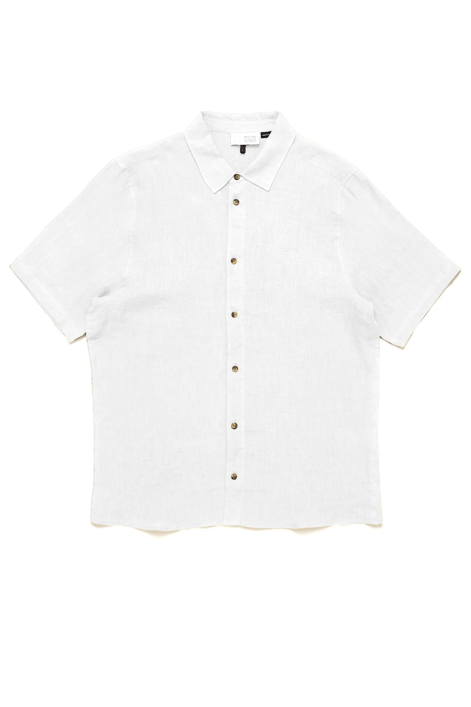 Men's Short Sleeve Linen Shirt