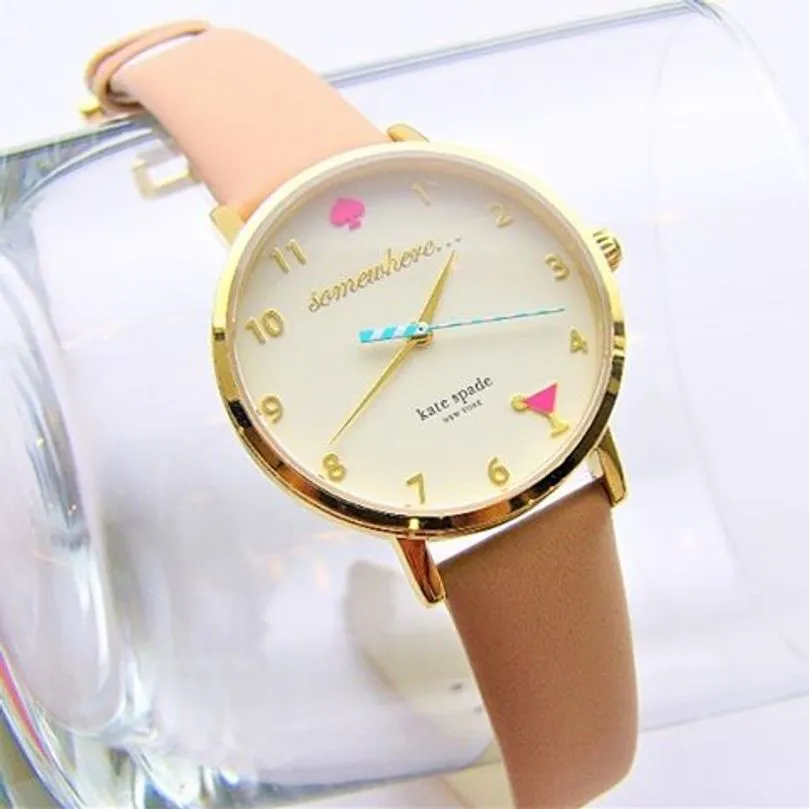 Metro 5 O’clock Somewhere Vachetta Leather Watch