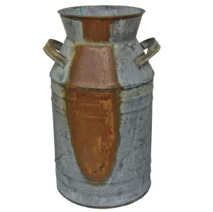 Milk Can Galvanized/Rusty