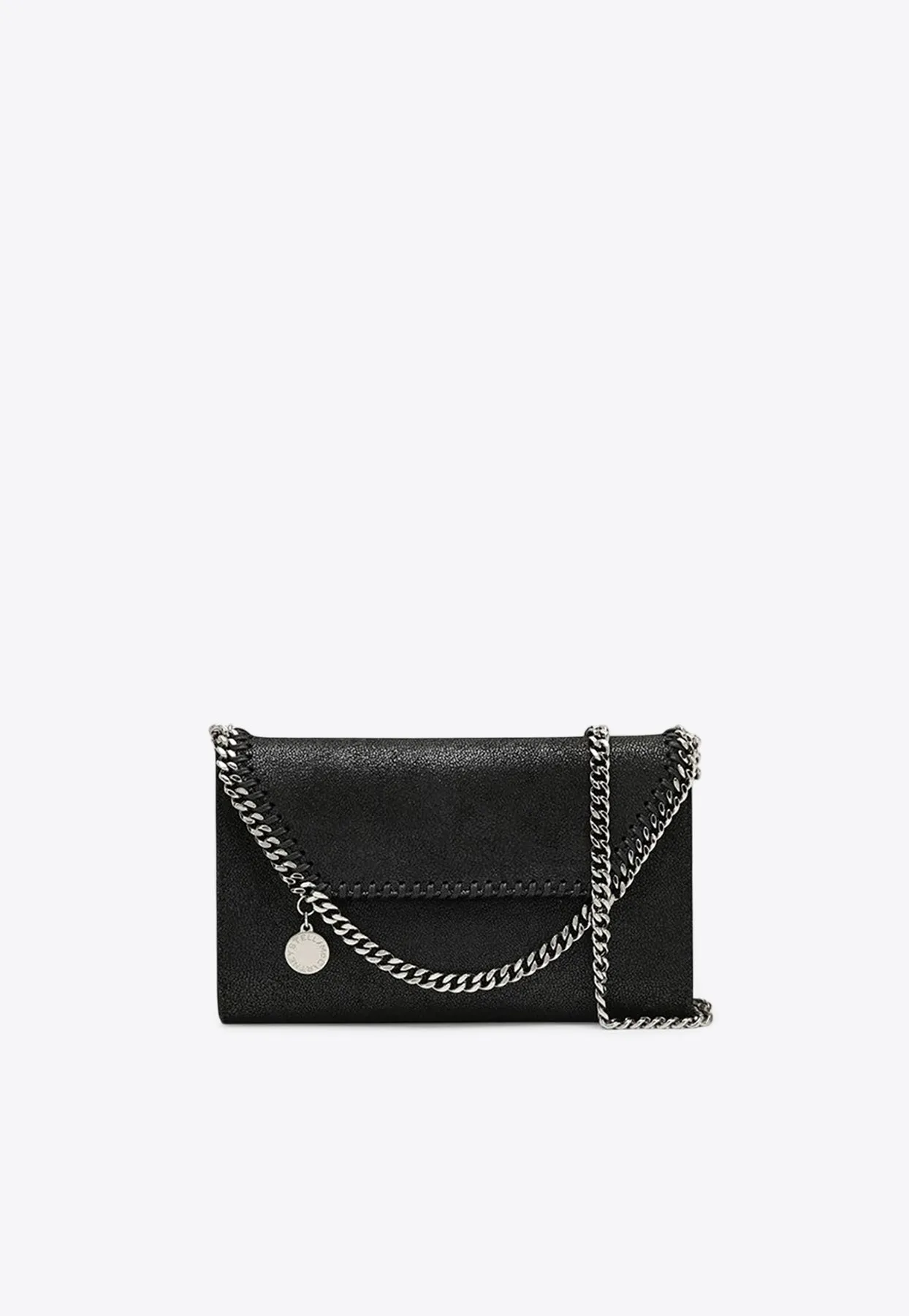 Mini Falabella Faux Leather Chain Clutch