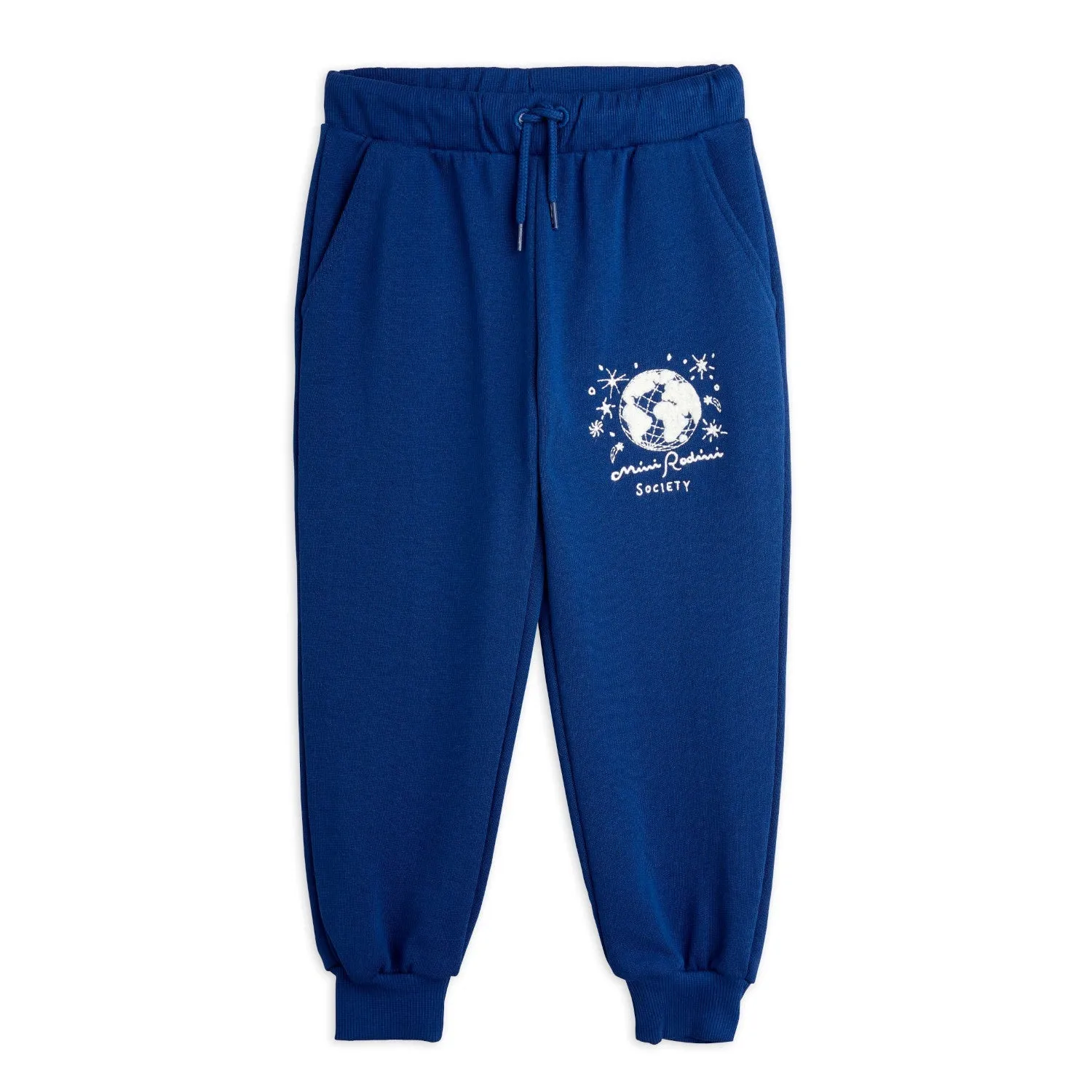 Mini Rodini Society Embroidered Sweatpants by Mini Rodini