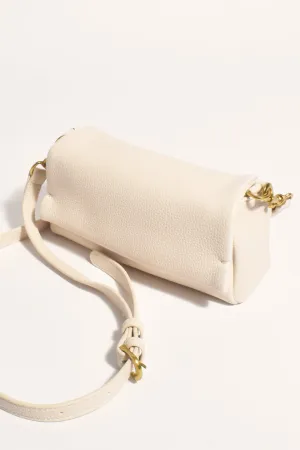 Minnie Foldover Chain Handbag - Cream