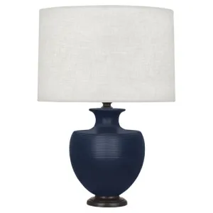 MMB22 Matte Midnight Blue Michael Berman Atlas Table Lamp
