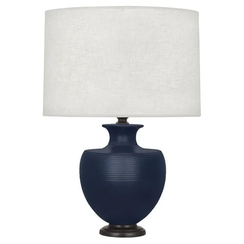 MMB22 Matte Midnight Blue Michael Berman Atlas Table Lamp