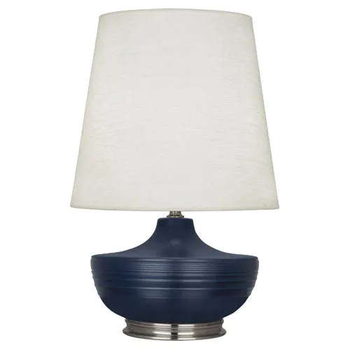 MMB23 Matte Midnight Blue Michael Berman Nolan Table Lamp