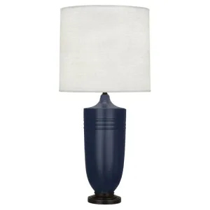 MMB28 Matte Midnight Blue Michael Berman Hadrian Table Lamp