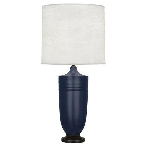 MMB28 Matte Midnight Blue Michael Berman Hadrian Table Lamp