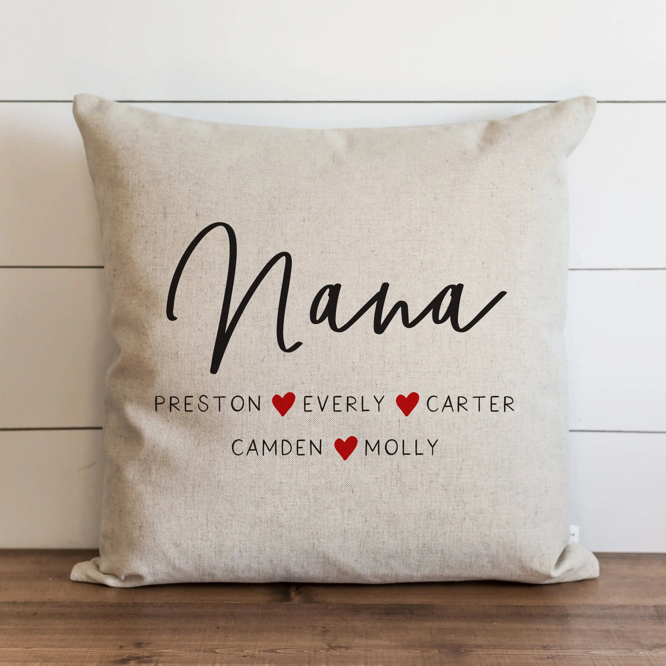 Mom/Grandma/Nana/ Nonna Personalized Square 18" PILLOW