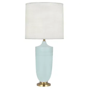 MSB27 Matte Sky Blue Michael Berman Hadrian Table Lamp