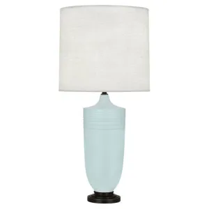 MSB28 Matte Sky Blue Michael Berman Hadrian Table Lamp
